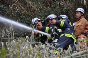 山火事防止訓練
